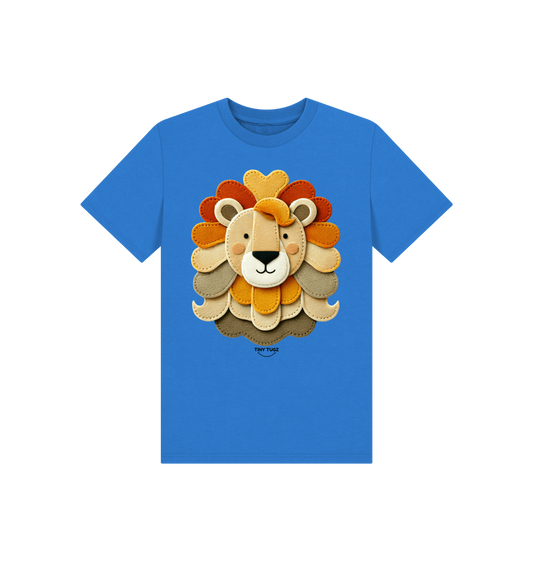Bright Blue Printed Kids T-Shirt