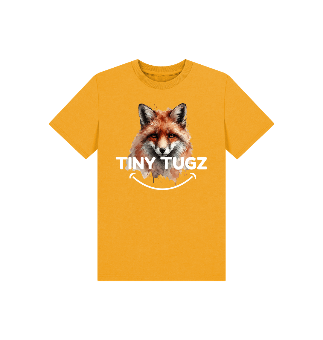 Mustard Printed Kids T-Shirt
