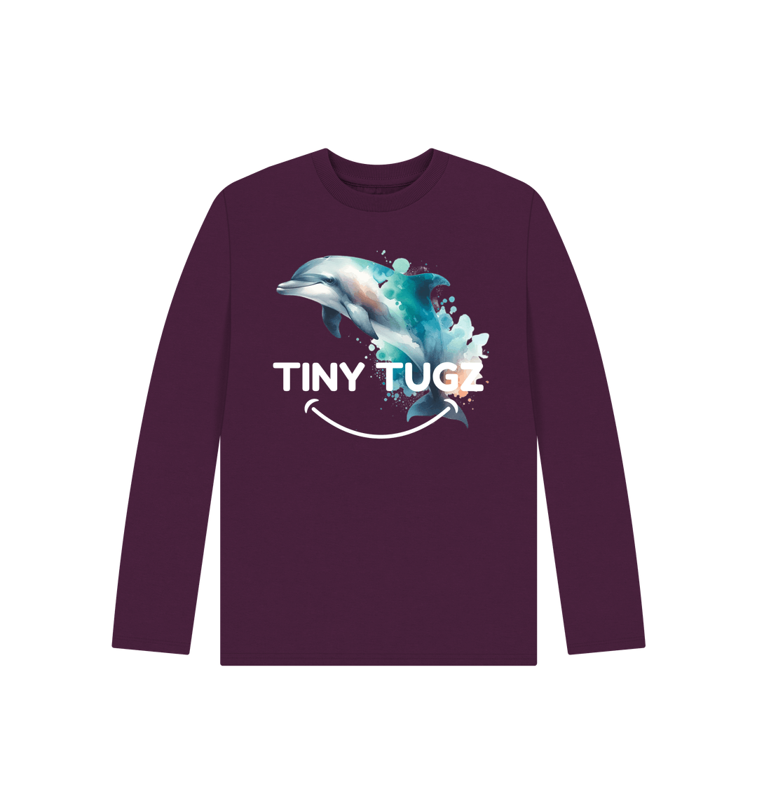Purple Printed Kids T-Shirt