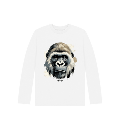 White Printed Kids T-Shirt