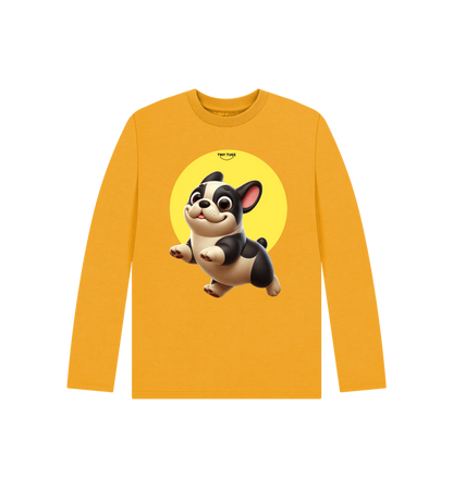 Mustard Printed Kids T-Shirt