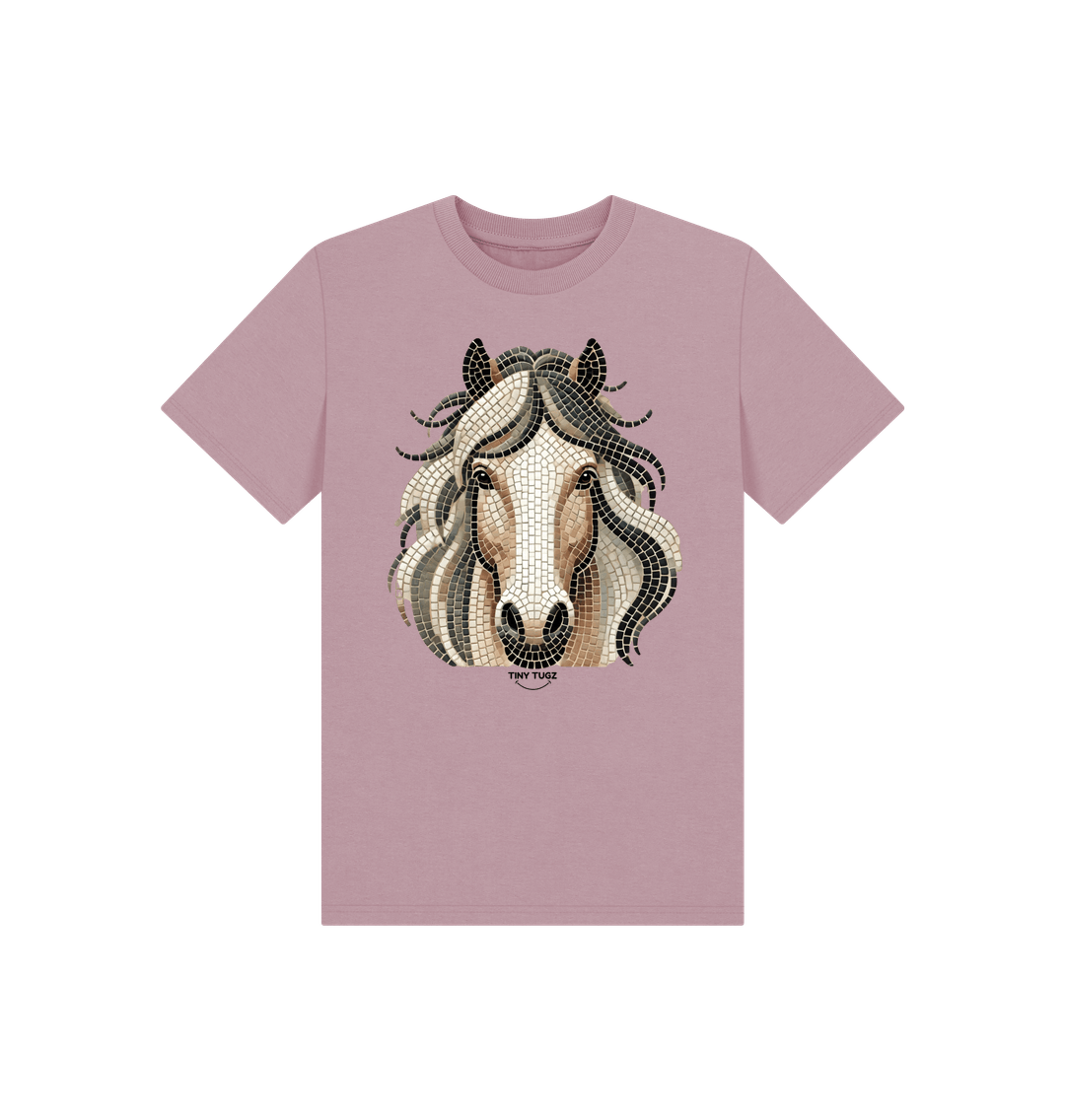 Mauve Printed Kids T-Shirt