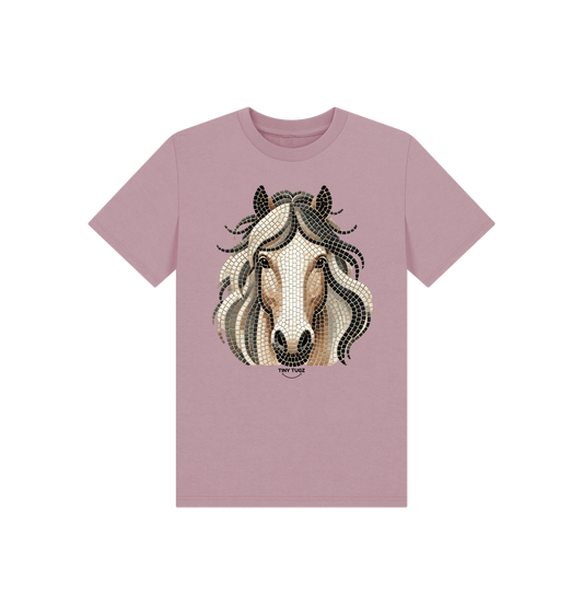Mauve Printed Kids T-Shirt