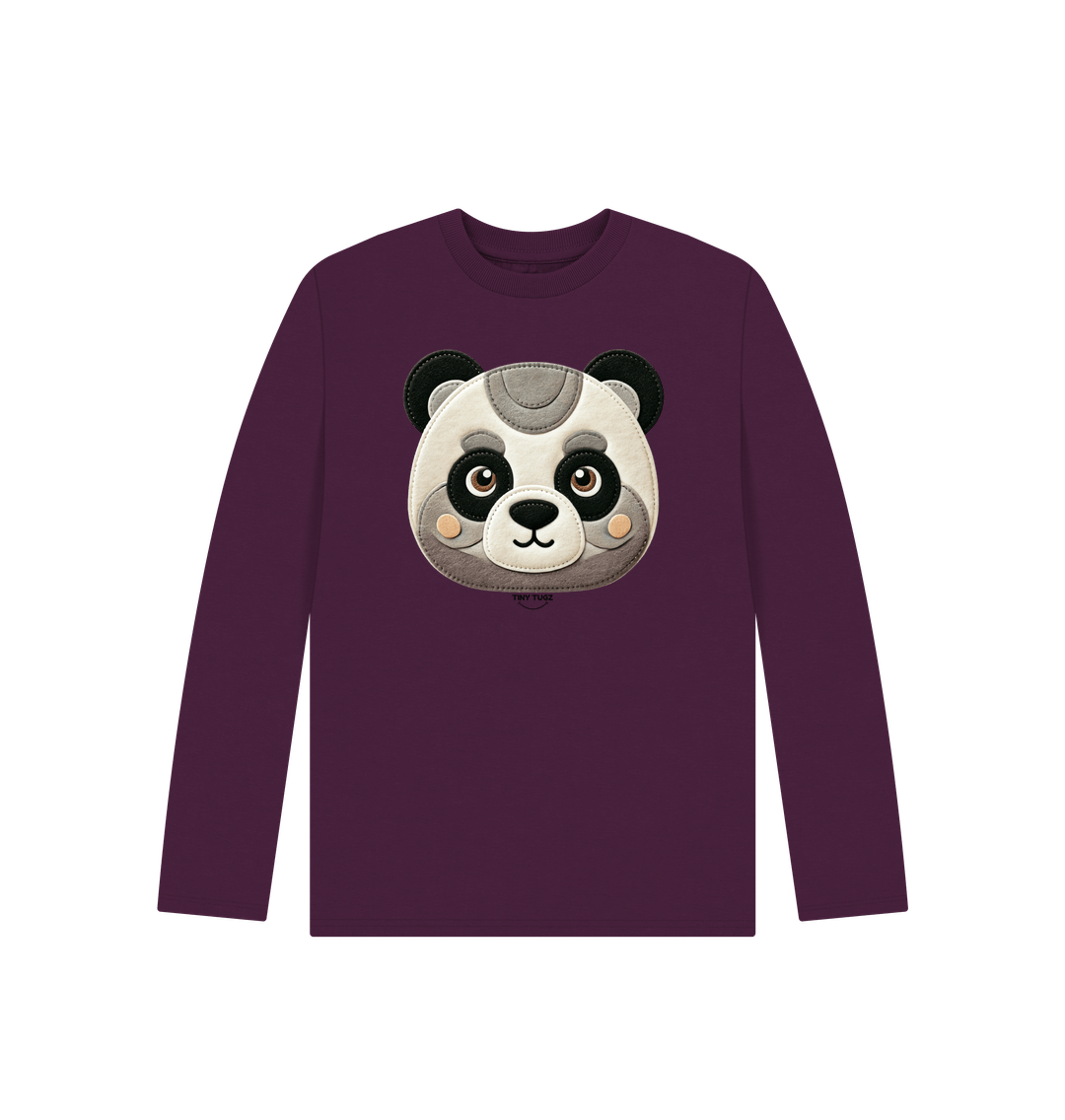 Purple Printed Kids T-Shirt