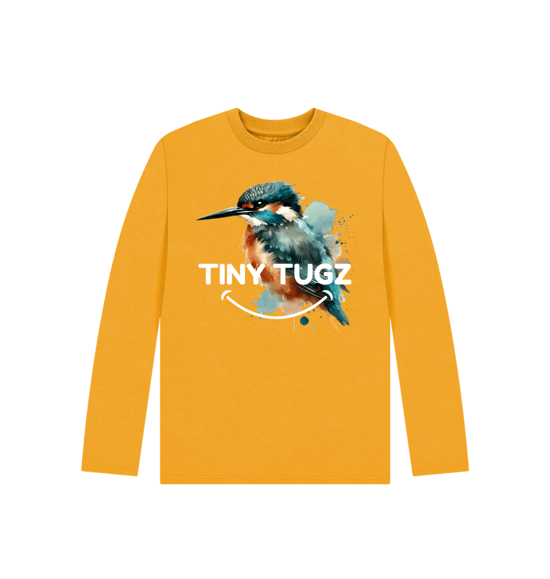 Mustard Printed Kids T-Shirt