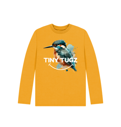 Mustard Printed Kids T-Shirt