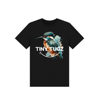 Black Printed Kids T-Shirt