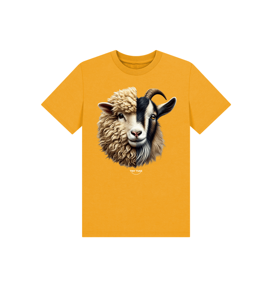 Mustard Printed Kids T-Shirt