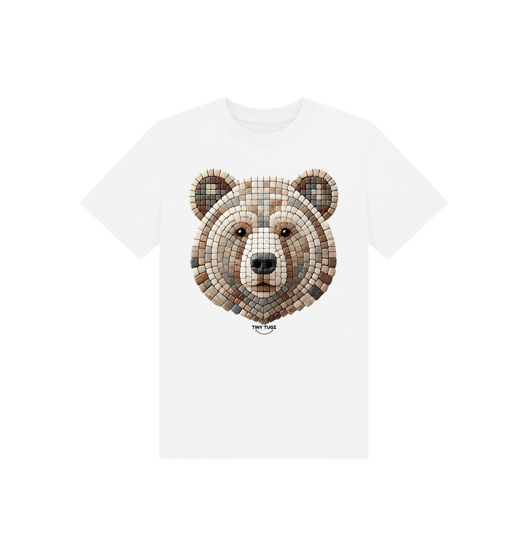 White Printed Kids T-Shirt
