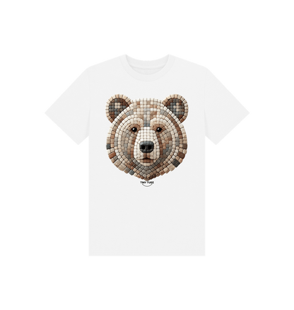 White Printed Kids T-Shirt