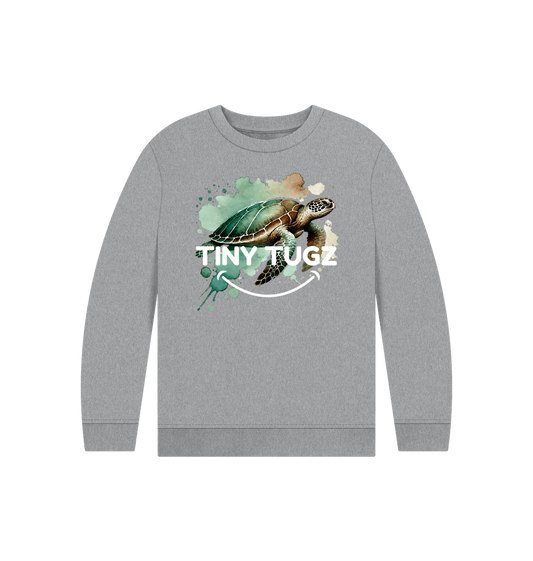 Athletic Grey Printed Kids Jumper