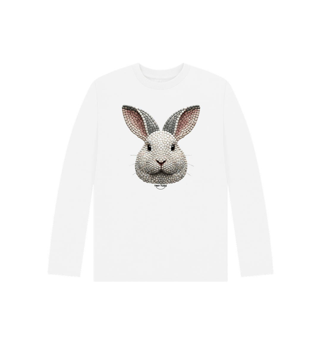 White Printed Kids T-Shirt