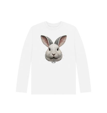 White Printed Kids T-Shirt
