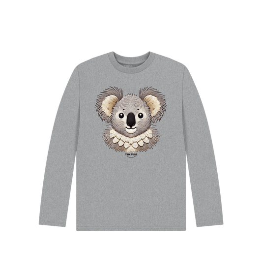 Athletic Grey Printed Kids T-Shirt