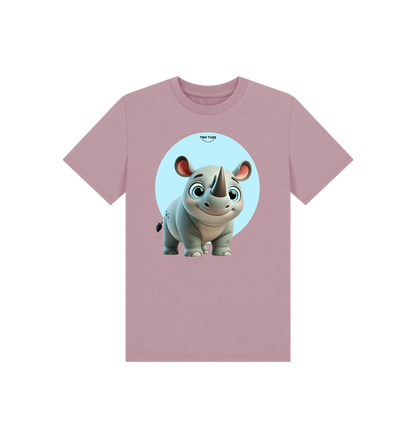 Mauve Printed Kids T-Shirt