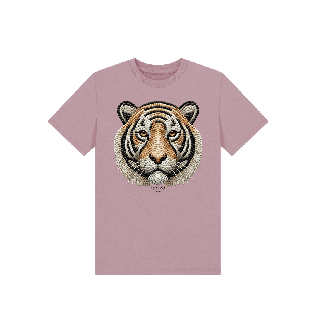 Mauve Printed Kids T-Shirt