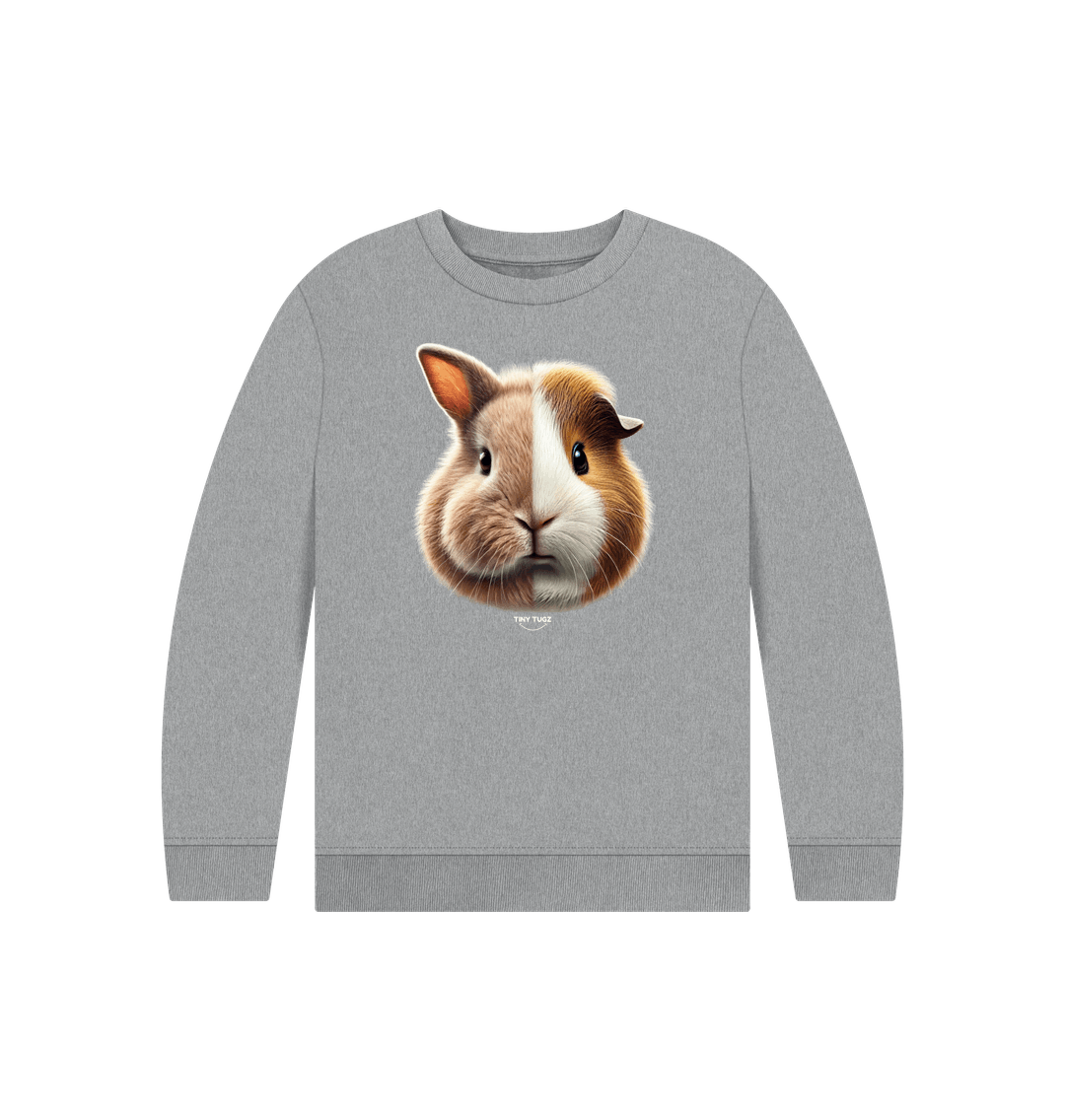 Athletic Grey Printed Kids Jumper
