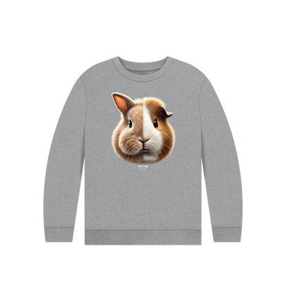 Athletic Grey Printed Kids Jumper