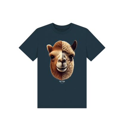 Denim Blue Printed Kids T-Shirt