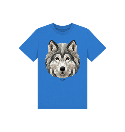 Bright Blue Printed Kids T-Shirt