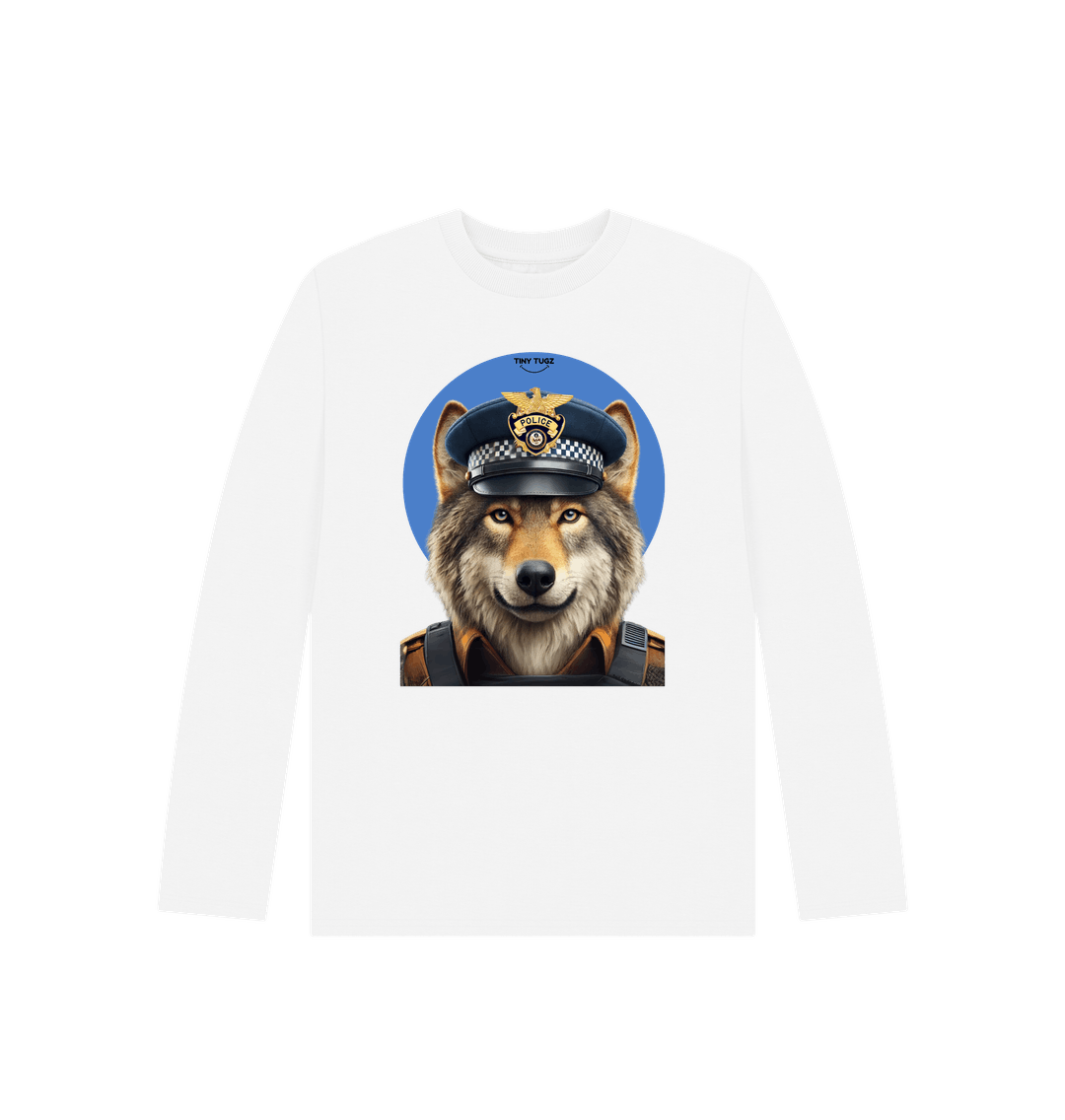 White Printed Kids T-Shirt