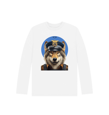 White Printed Kids T-Shirt