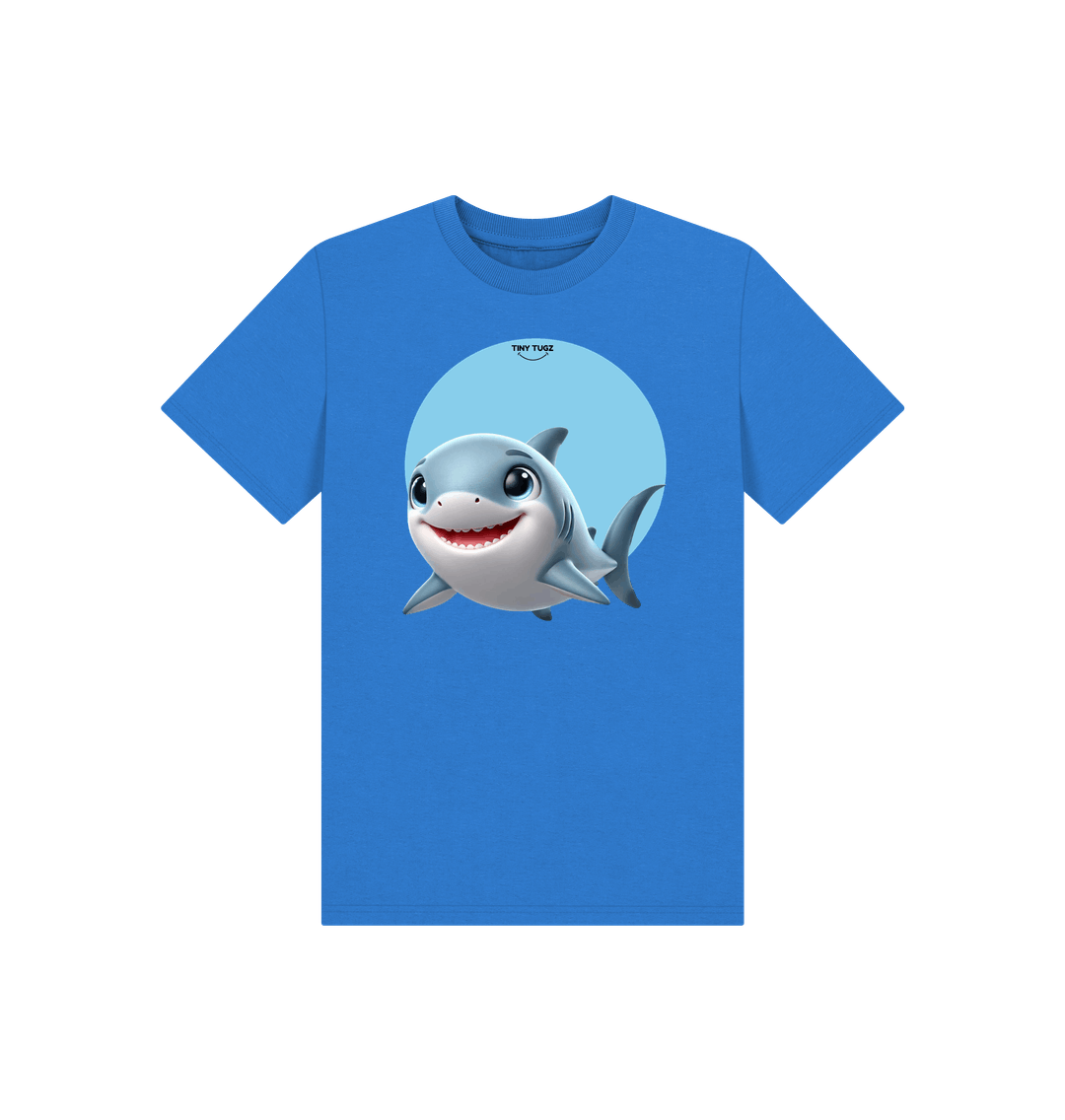 Bright Blue Printed Kids T-Shirt