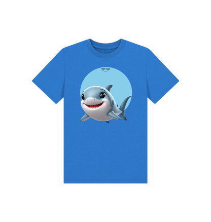 Bright Blue Printed Kids T-Shirt