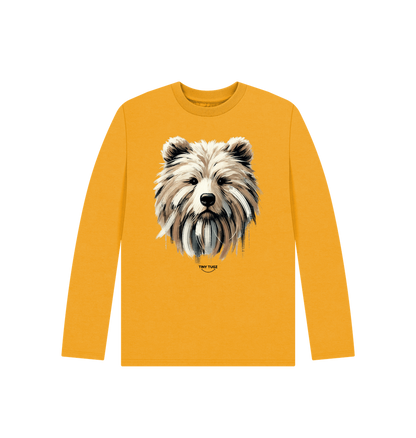 Mustard Printed Kids T-Shirt