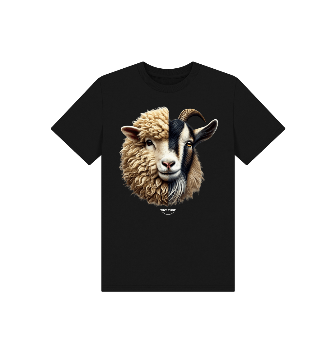 Black Printed Kids T-Shirt