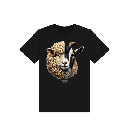 Black Printed Kids T-Shirt