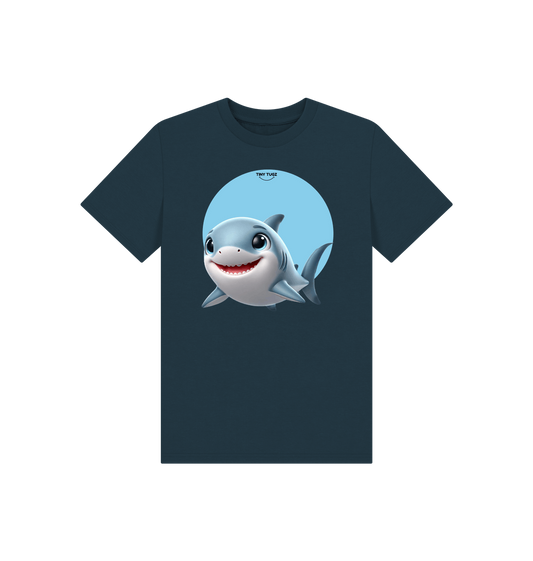 Denim Blue Printed Kids T-Shirt