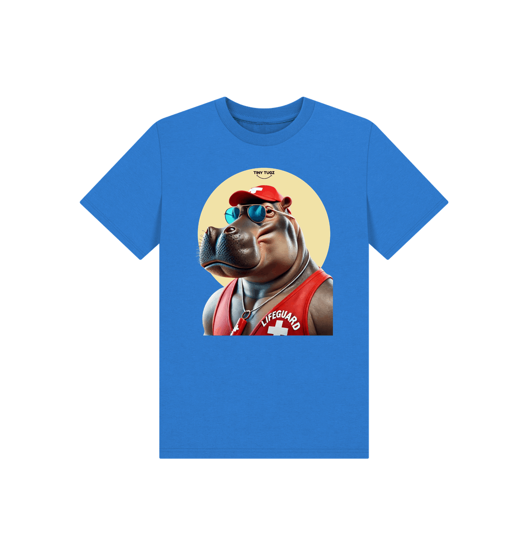 Bright Blue Printed Kids T-Shirt