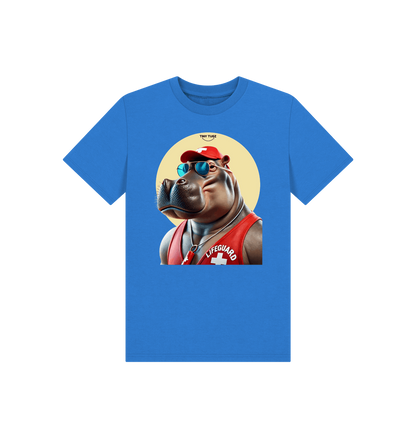 Bright Blue Printed Kids T-Shirt