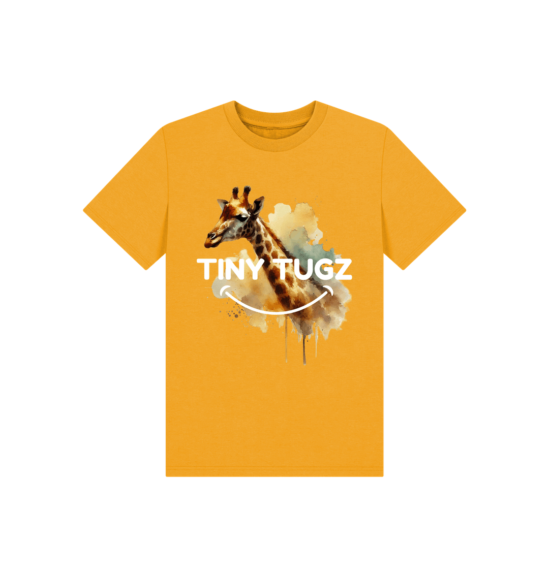 Mustard Printed Kids T-Shirt