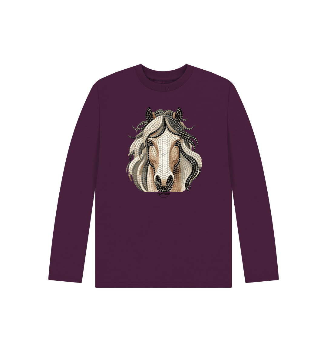 Purple Printed Kids T-Shirt