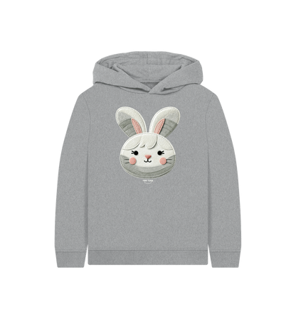 Athletic Grey Printed Kids Hoodie