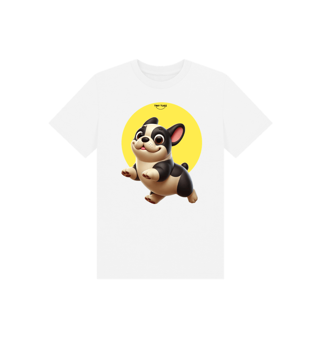 White Printed Kids T-Shirt