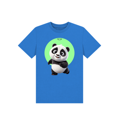 Bright Blue Printed Kids T-Shirt