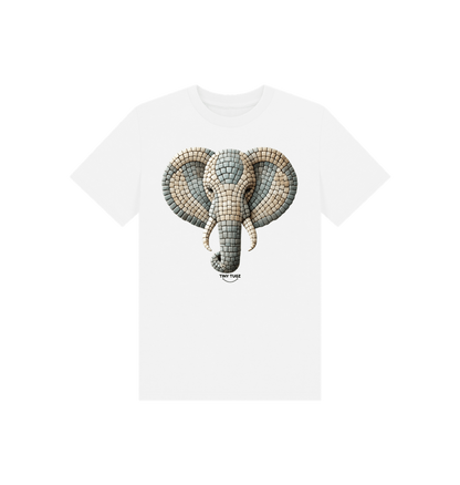 White Printed Kids T-Shirt