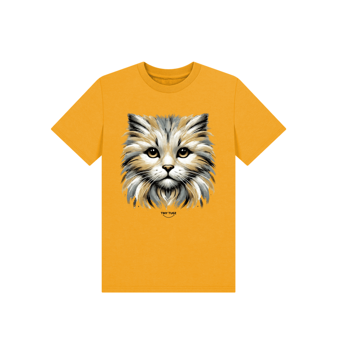 Mustard Printed Kids T-Shirt