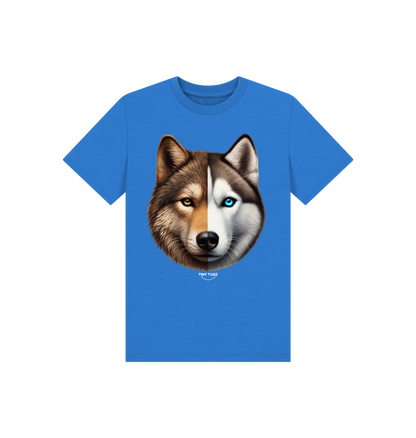 Bright Blue Printed Kids T-Shirt