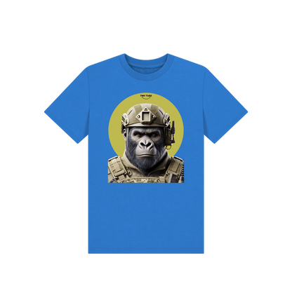 Bright Blue Printed Kids T-Shirt
