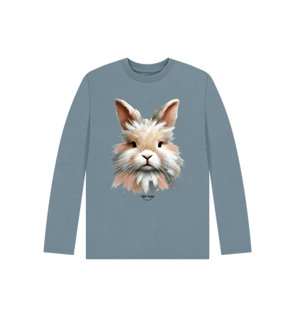 Stone Blue Printed Kids T-Shirt