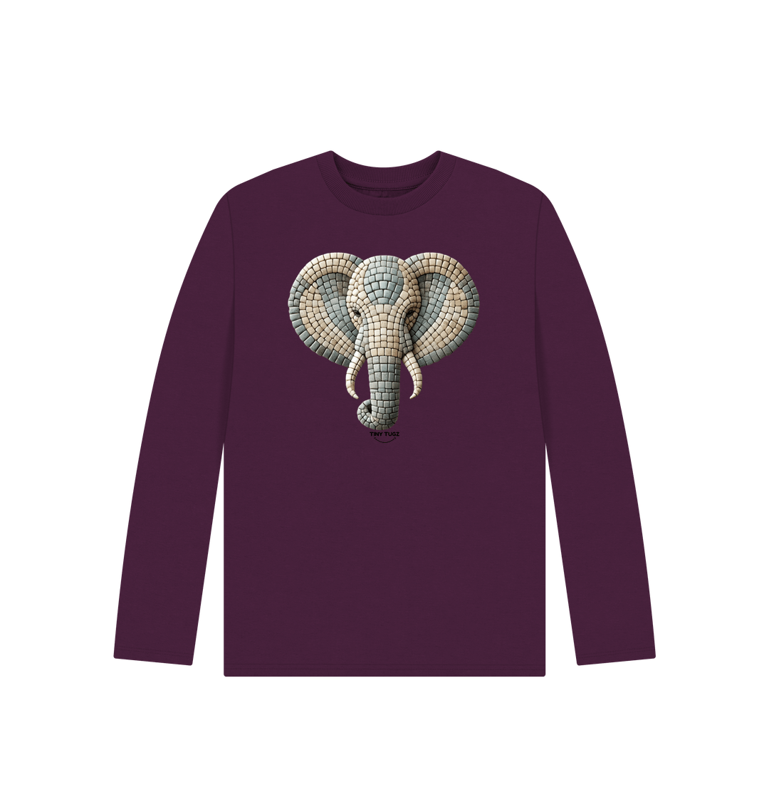 Purple Printed Kids T-Shirt