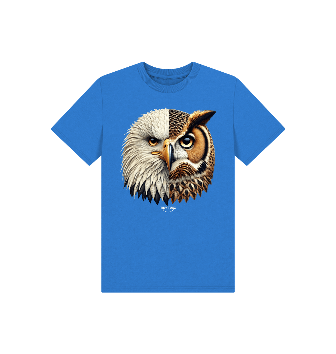 Bright Blue Printed Kids T-Shirt
