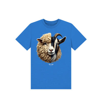 Bright Blue Printed Kids T-Shirt
