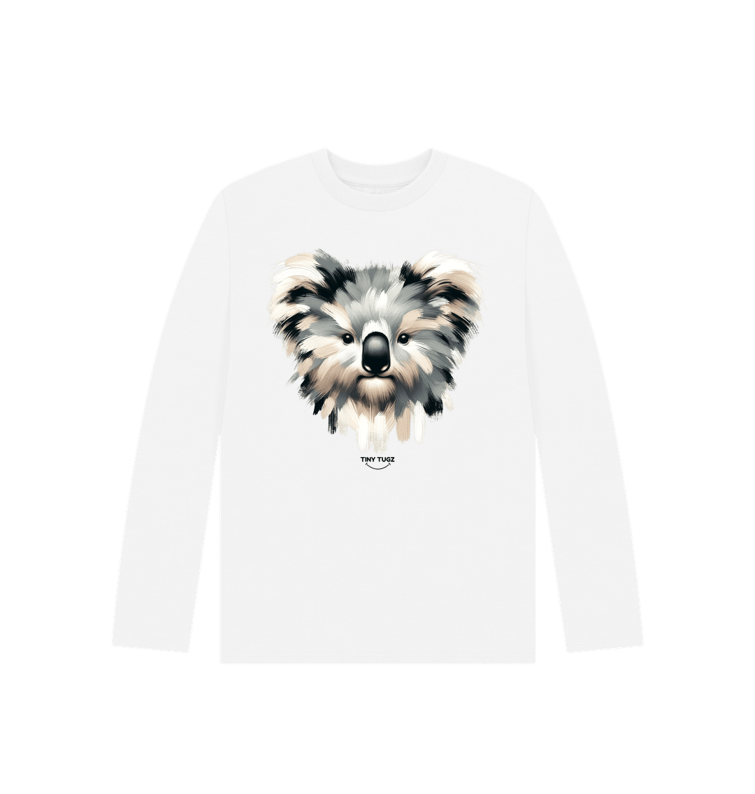 White Printed Kids T-Shirt