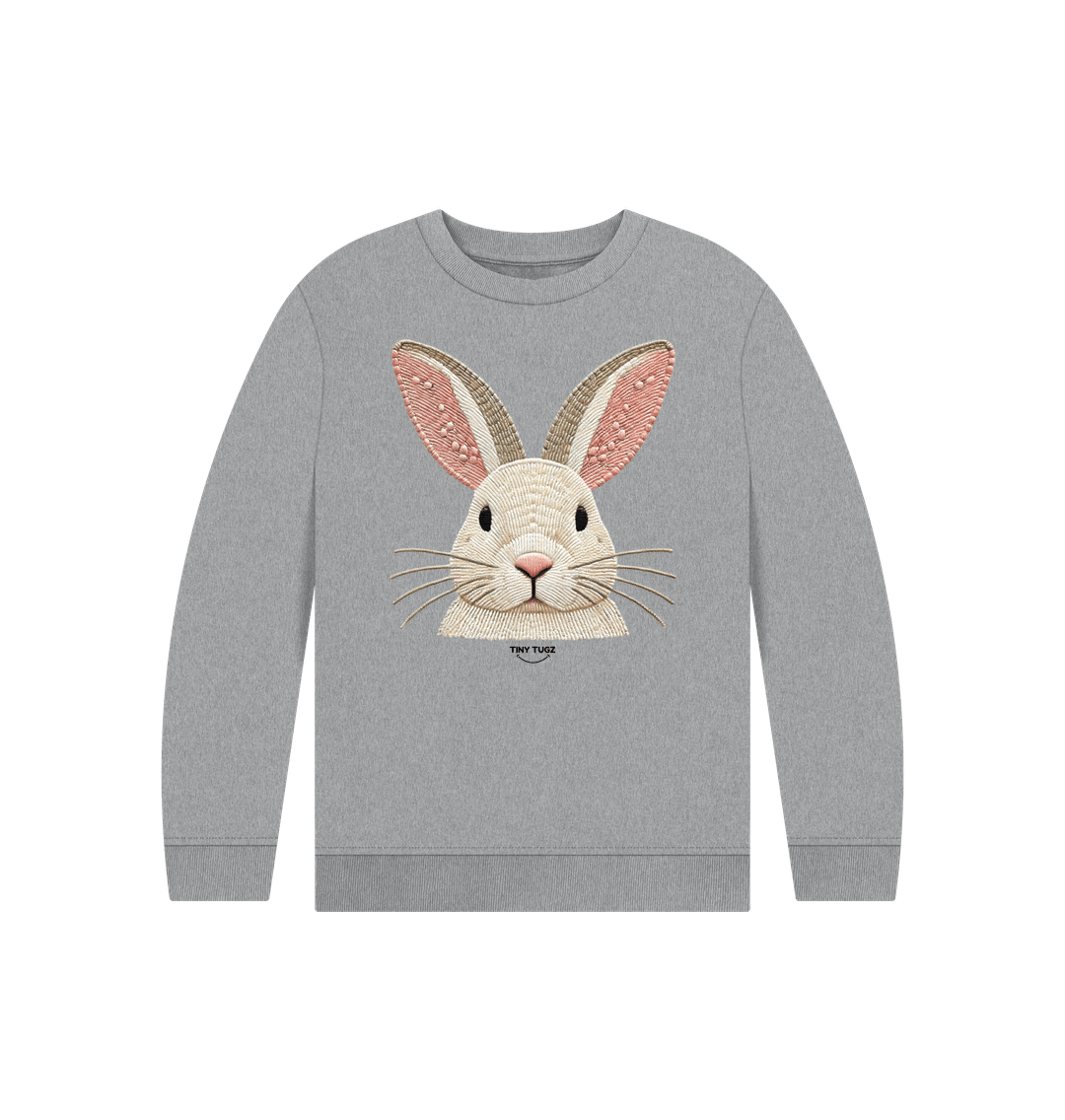 Athletic Grey Printed Kids Jumper
