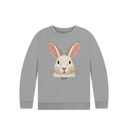 Athletic Grey Printed Kids Jumper